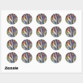 Cedar Waxwing Sticker (Blatt)