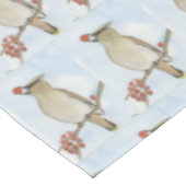 Cedar Waxwing Tischdecke (Schrägansicht)