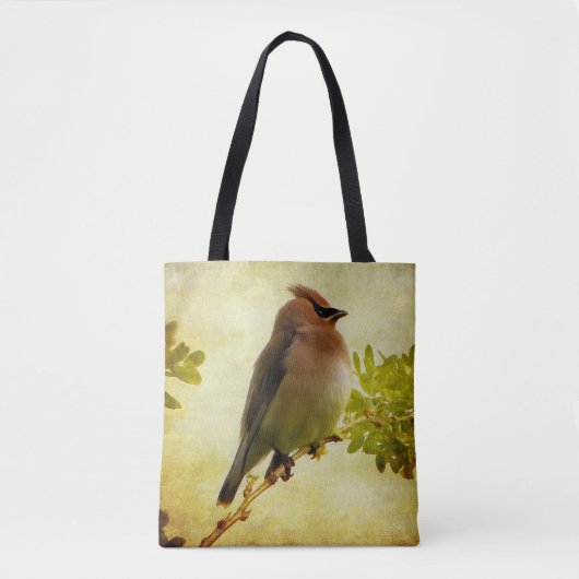 Cedar Waxwing Tote Bag Tasche (Vorderseite)