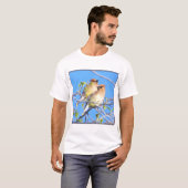 Cedar Waxwings T-Shirt (Vorne ganz)