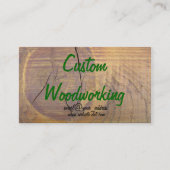 Cedar Wood Knot Fotograf Visitenkarte (Vorderseite)