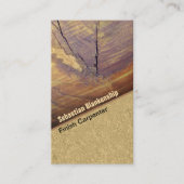 Cedar Wood Knot Nah-Up Fotograf-Center Visitenkarte (Vorderseite)