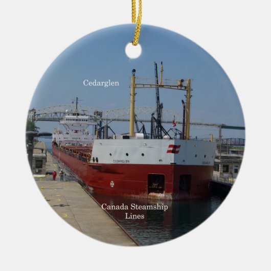 Cedarglen Keramik Ornament (Vorne)