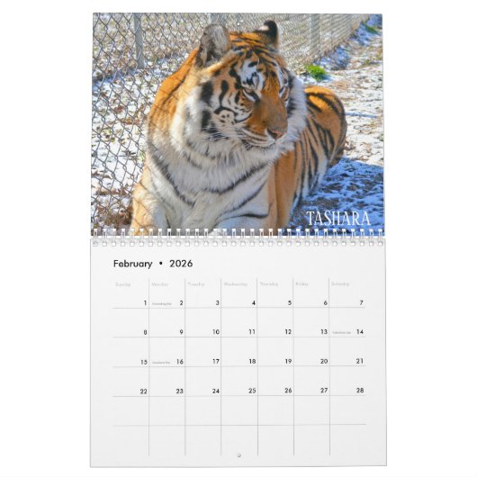 Cedarhill Tierschongebiet-Kalender 2019 Kalender (Feb 2026)
