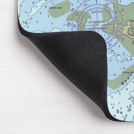 Ceder befestigt Floridaseediagramm Mausunterlage Mousepad (Ecke)