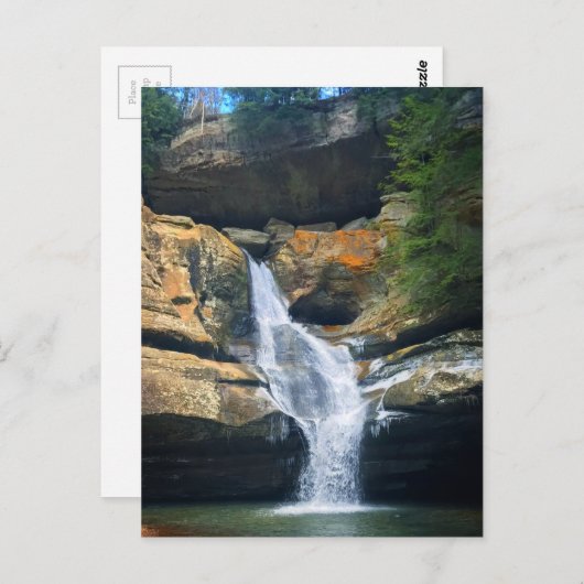 Ceder Falls, Hocking Hills Ohio Postkarte (Vorne/Hinten)