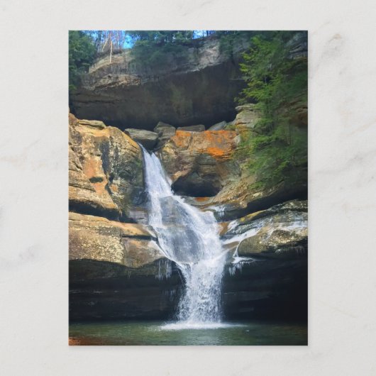 Ceder Falls, Hocking Hills Ohio Postkarte (Vorderseite)