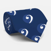 Cedille Platten Krawatte (Gerollt)