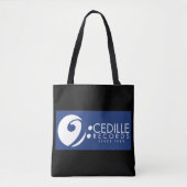 Cedille Platten Tote Bag Tasche (Vorderseite)