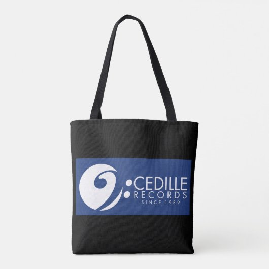 Cedille Platten Tote Bag Tasche (Rückseite)