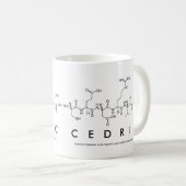 Cedric Peptidname Tasse (VorderseiteRechts)