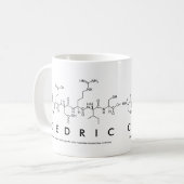 Cedric Peptidname Tasse (Vorderseite Links)