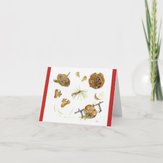 Cedrus Deodara Feiertags-Karte mit Umschlag 4" x Feiertagskarte