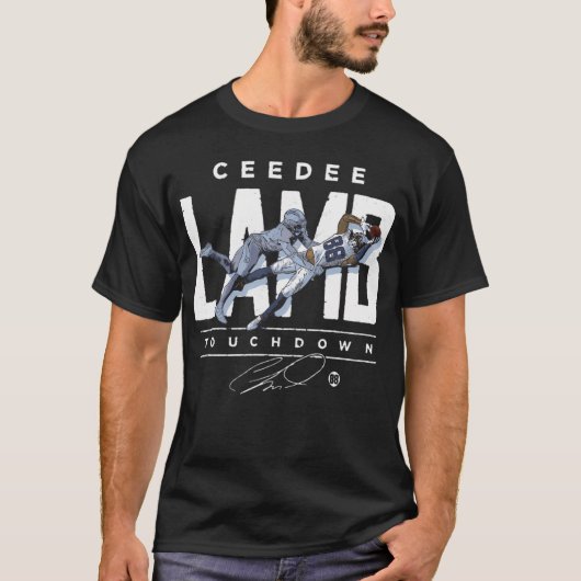 Ceedee Lamb Dallas Touchdown T-Shirt (Vorderseite)