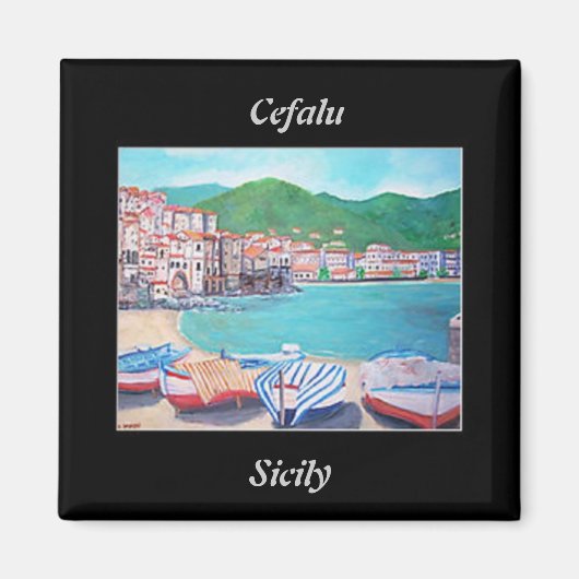 Cefalu Beach Magnet (Vorne)