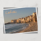 Cefalu, Küstenstadt auf Sizilien Postkarte (Vorderseite)