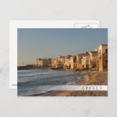 Cefalu, Küstenstadt auf Sizilien Postkarte (Vorne/Hinten)