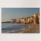Cefalu, Küstenstadt in Sizilien Puzzle (Horizontal)