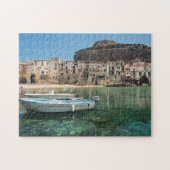 Cefalu Stadt in Sizilien Puzzle (Horizontal)