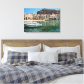 Cefalu Stadt Sizilien Leinwanddruck (Insitu (Schlafzimmer))