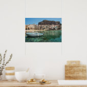Cefalu town in Sicily Poster (Küche)