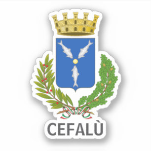 Cefalù Wappen - Sizilien Aufkleber