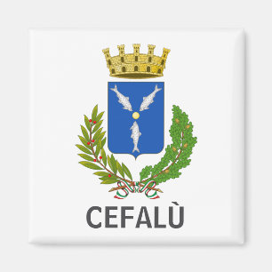 Cefalù Wappen - Sizilien Magnet