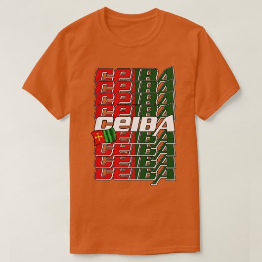 Ceiba Cascade Text 1 T-Shirt (Design vorne)
