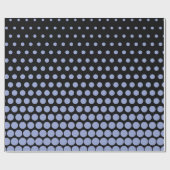 Ceil Polka Dot Modern Black Geschenkpapier (Flach)
