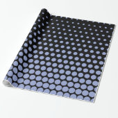 Ceil Polka Dot Modern Black Geschenkpapier (Ungerollt)