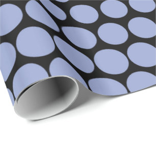 Ceil Polka Dot Modern Black Geschenkpapier