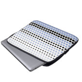 Ceil und Black Polka Dot Laptopschutzhülle (Vorne Knopf)