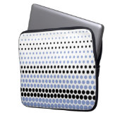 Ceil und Black Polka Dot Laptopschutzhülle (Vorderseite Links)