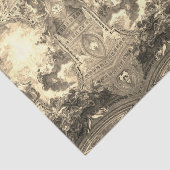 Ceiling Chiesa del Gesù – Battista Gaulli – gold Seidenpapier (Ausschnitt)