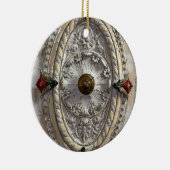 Ceiling Medallion Keramik Ornament (Rechts)