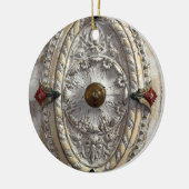 Ceiling Medallion Keramik Ornament (Links)