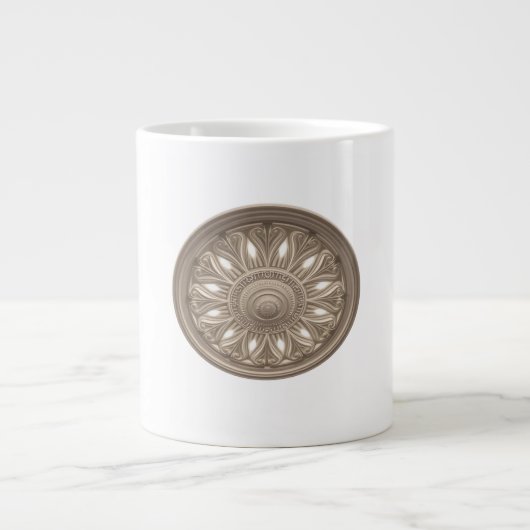 Ceiling Rosette with LED Uplighting Jumbo-Tasse (Vorderseite)