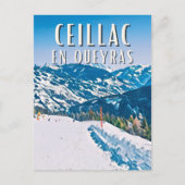 Ceillac in Queyras Postkarte (Vorderseite)
