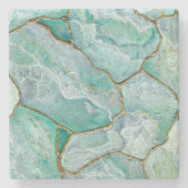 CELADAON Green, Jade, Mint Stone Untersetzer (Vorderseite)