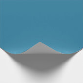 Celadon Blue Schlicht Solid Color Wrapping Paper Geschenkpapier (Ecke)