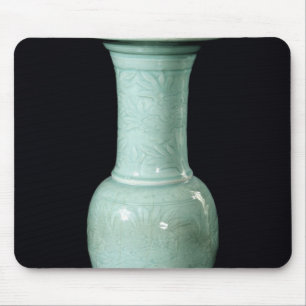 Celadon glasig-glänzender Vase, Yuan-Dynastie Mousepad