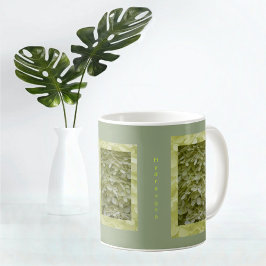 Celadon Green Hydrangea Floral Kaffeetasse