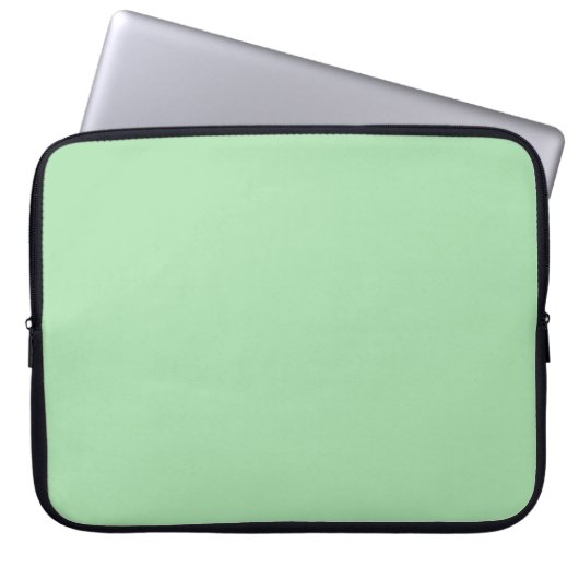 Celadon Green Laptopschutzhülle (Vorderseite)