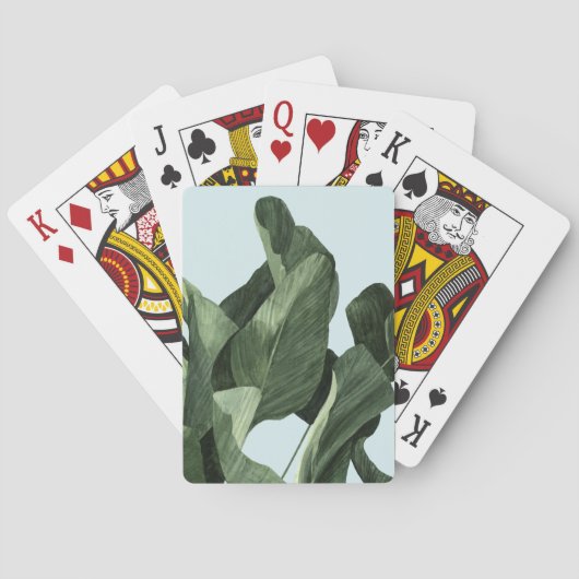 Celadon Palmen Spielkarten (Rückseite)