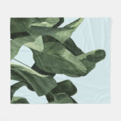 Celadon Palms Fleecedecke (Vorderseite (Horizontal))