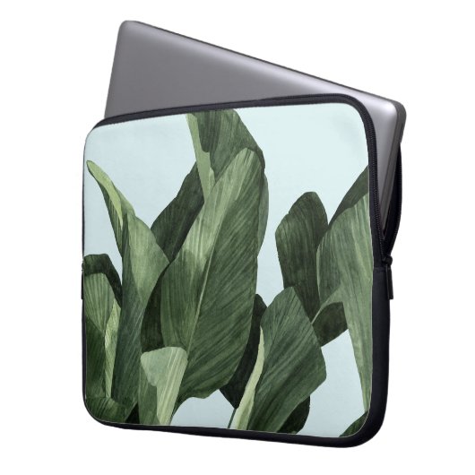 Celadon Palms Laptopschutzhülle (Vorderseite Links)