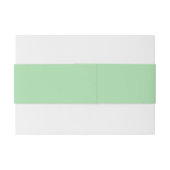 Celadon Simple Complementärfarbe Einladungsbanderole (Rückseitenbeispiel)