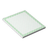 Celadon Vierblatt Notizblock (angewinkelt)