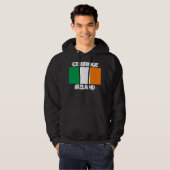 Celbridge, Irland mit irischer Flagge Hoodie (Vorne ganz)