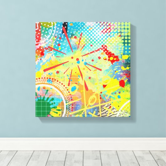 Celebating Color Leinwanddruck (Insitu (Holzboden))